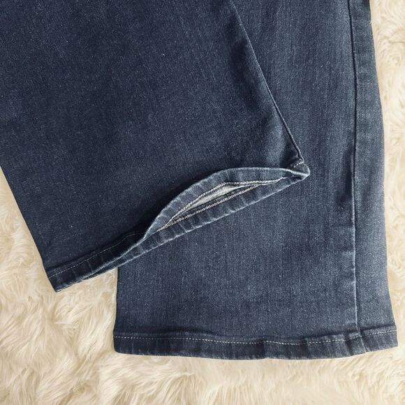 Lee Slimming Fit Bootcut Jeans Plus 22W (41x29.5) Dark Blue Super Stretch Womens - Picture 6 of 7